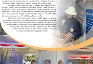 MPI UNY Mengikuti Pameran Festival Yogyakarta Tempo Doeloe " Sumringah Menyang Sekolah"