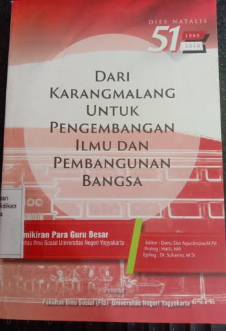 Dari Karang Malang Untuk Pengembangan Ilmu dan Pembangunan Bangsa